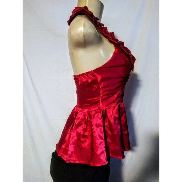 Red Sexy Halter Tank Top L - Picture 3 of 9